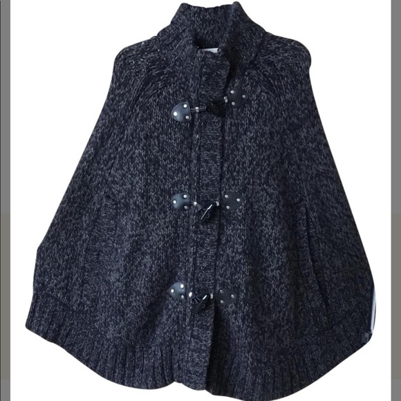 Michael Kors Jackets & Blazers - 🌟Kors Black Toggle Button Cape/Sweater/Poncho🌟